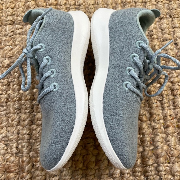 Allbirds Blue Wool Runners Sneakers WR W7 - Picture 5 of 10